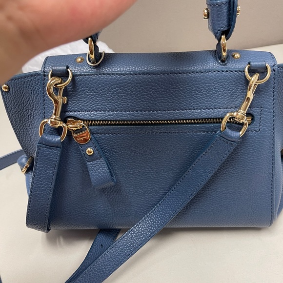 SOLD Salvatore Ferragamo Sofia Satchel Smooth Leather Small - Picture 7 of 15